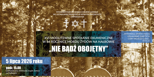 84. rocznica mordu Żydów na Hałbowie