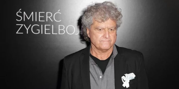 Reżyser Ryszard Brylski podczas premiery filmu „Śmierć Zygielbojma”