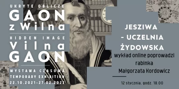 Jesziwa – uczelnia żydowska: wykład on-line, zapowiedź
