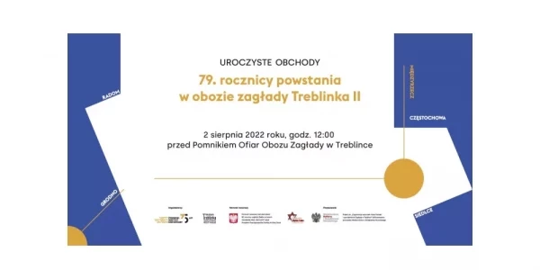 Obchody 79. rocznicy buntu w Treblince - folder