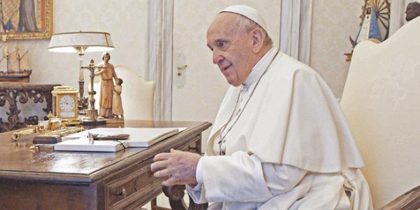 Papa Francesco, 85 anni (Vatican Media/LaPresse)