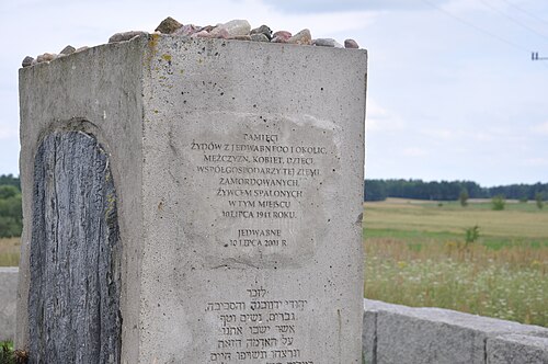 Upamiętnienie żydowskich ofiar zbrodni w Jedwabnem (10-07-1941)